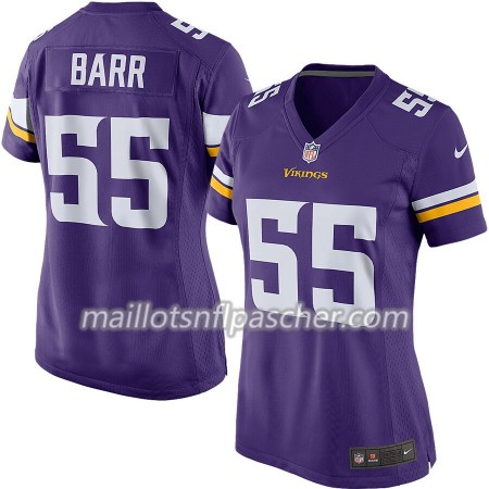 Maillot Minnesota Vikings Anthony Barr 55 Nike Pourpre - Femme